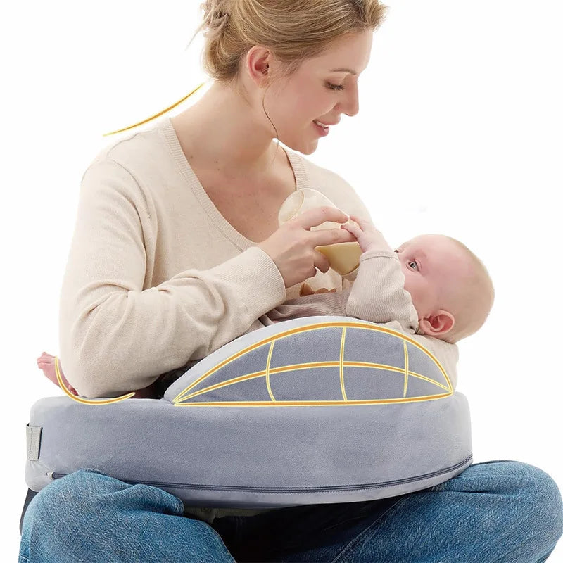 Lullary Lullaby memory foam nursing pillow with waist support