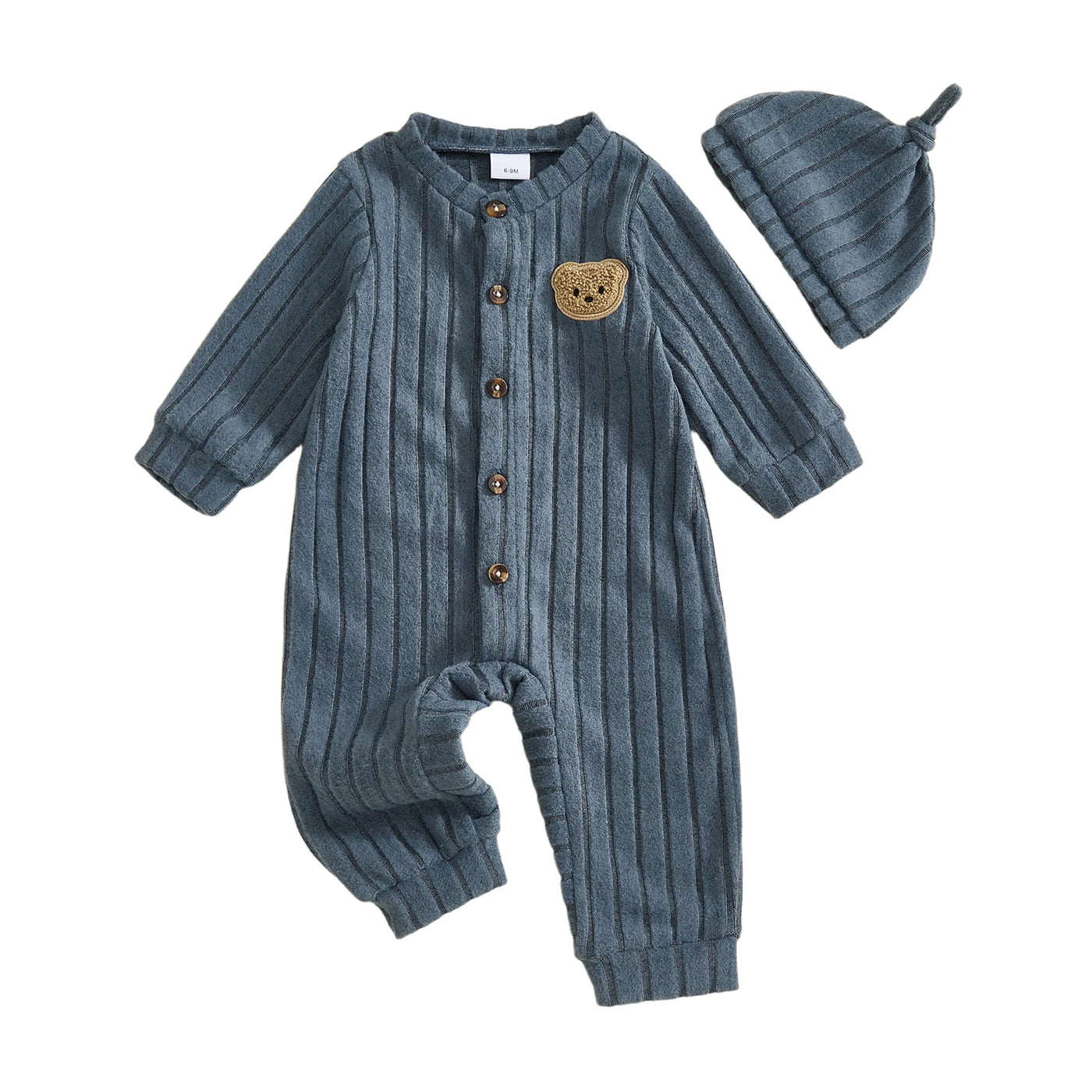 Little Bear Romper + Beanie Set
