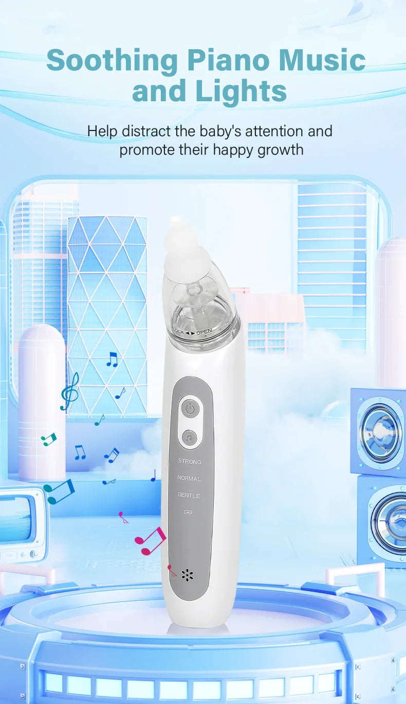 Whisper Nasal Aspirator — Electric with Soft Music