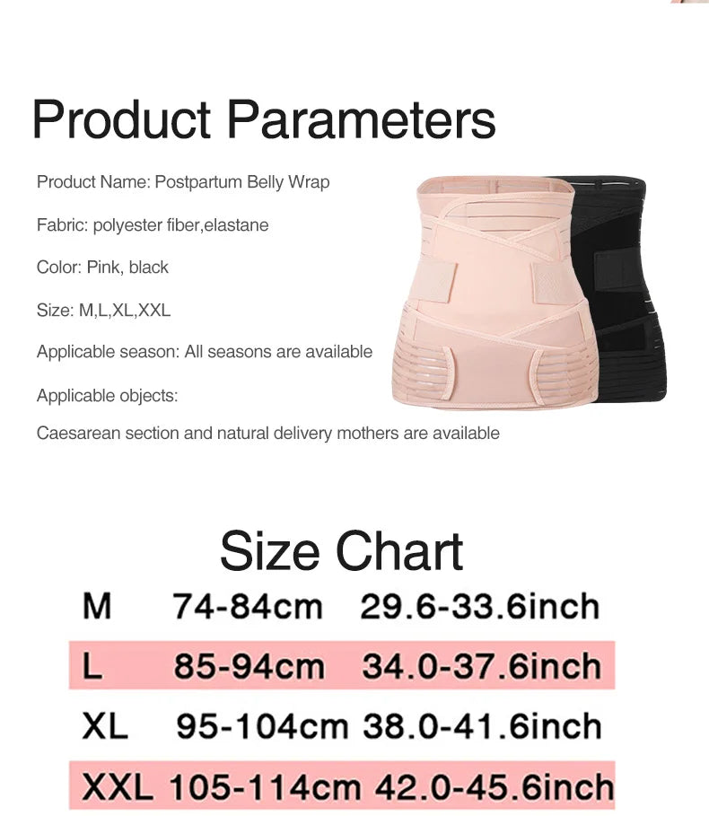 Restore 3-in-1 Postpartum Belly Wrap — Recovery Support
