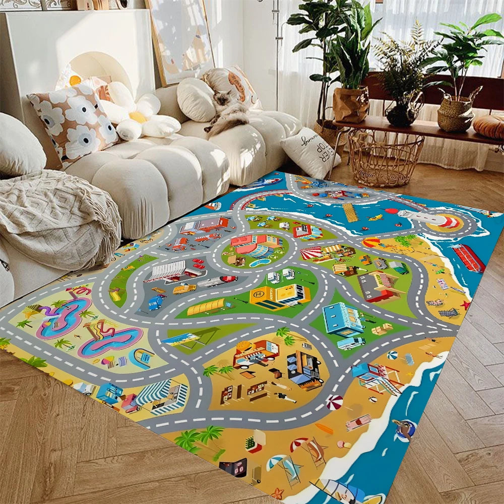 Little City Play Rug — Adventure Road