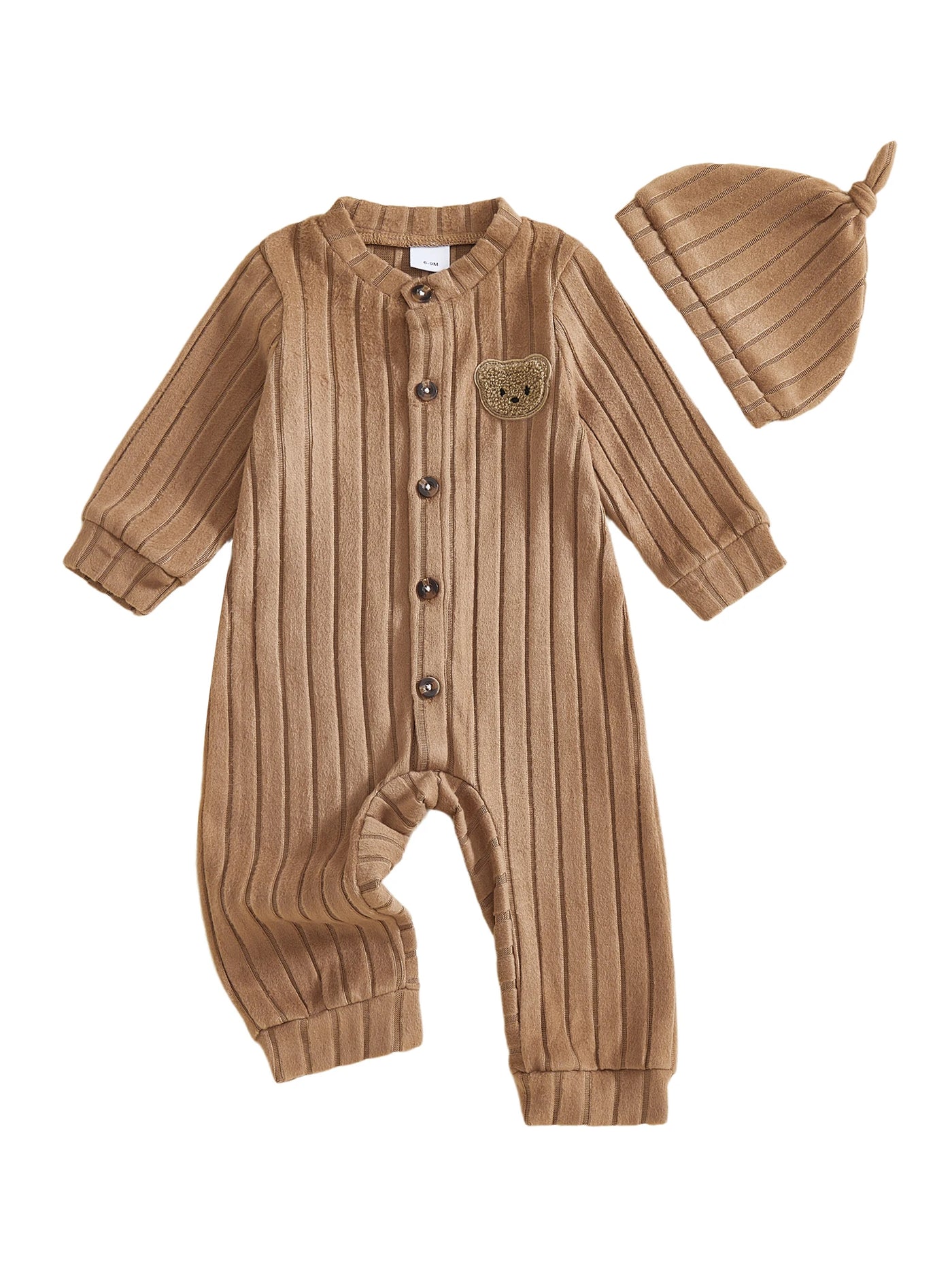 Little Bear Romper + Beanie Set