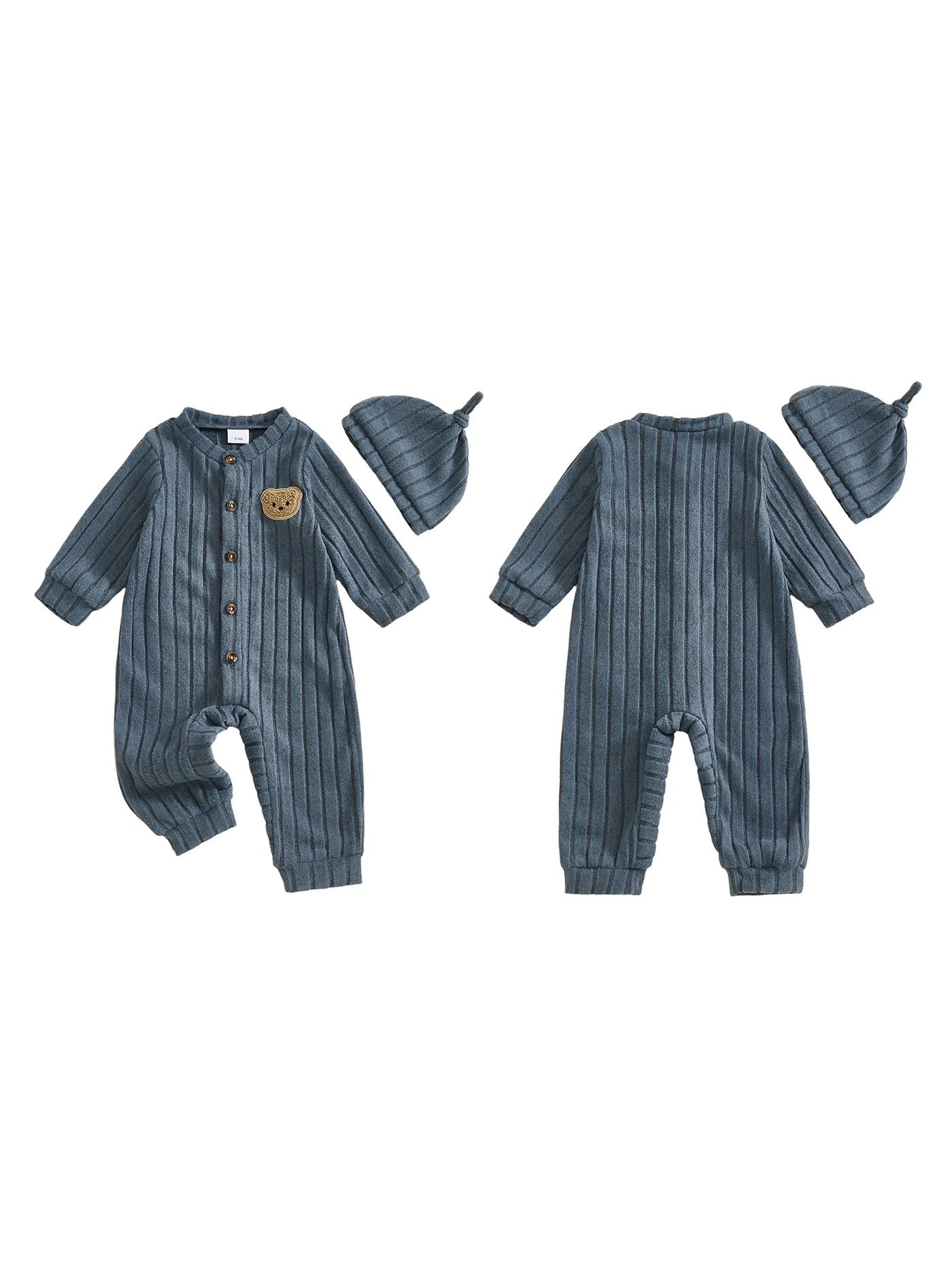 Little Bear Romper + Beanie Set