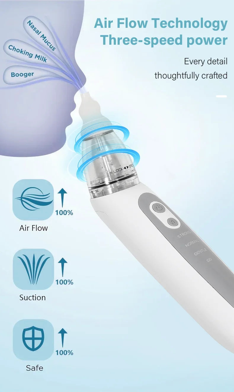 Whisper Nasal Aspirator — Electric with Soft Music