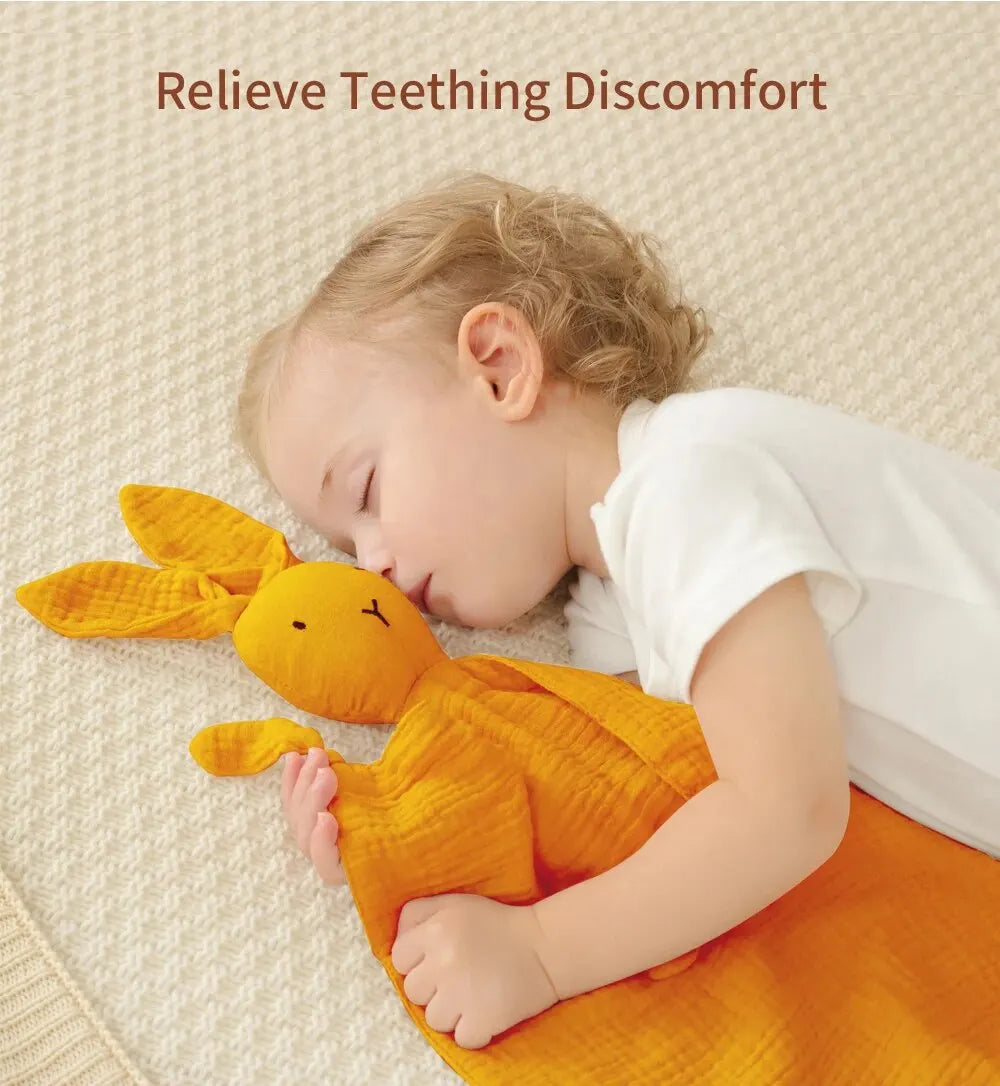 Lullaby Muslin Lovey — Bear & Bunny Comfort Companion