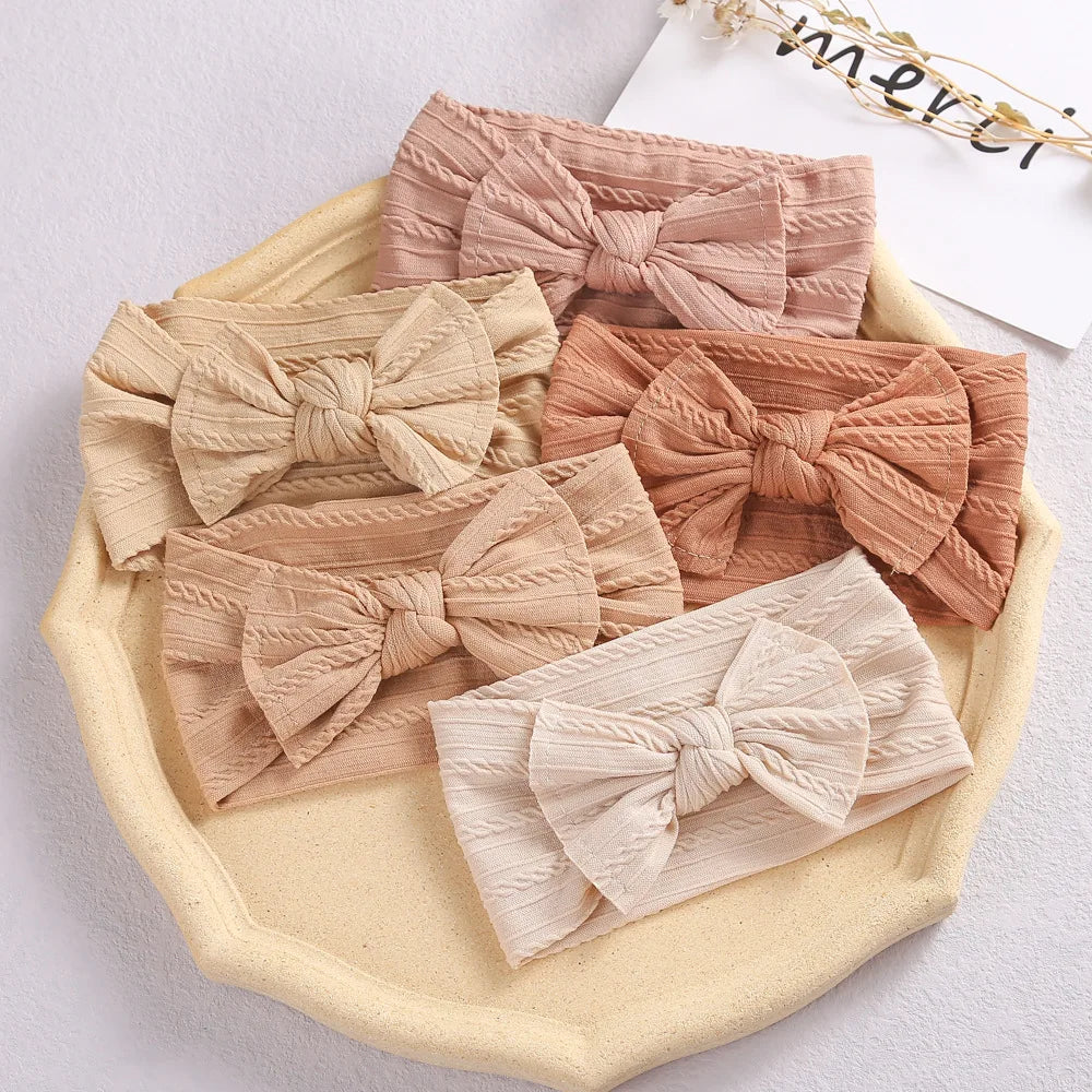 Newborn Bow Headband Set — Trio