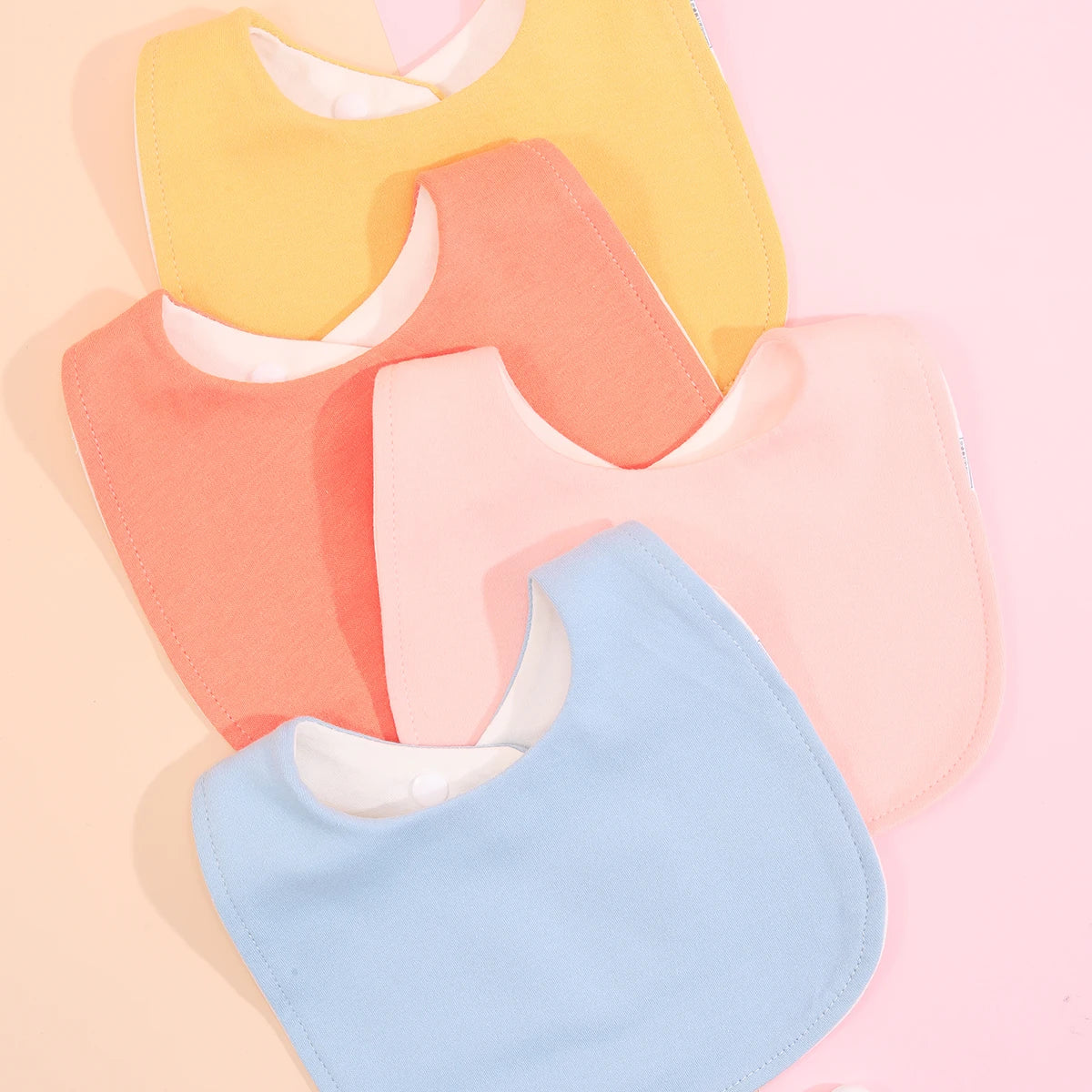 Little Bandana Bibs — Set of 4 Soft Cotton Drool Catchers