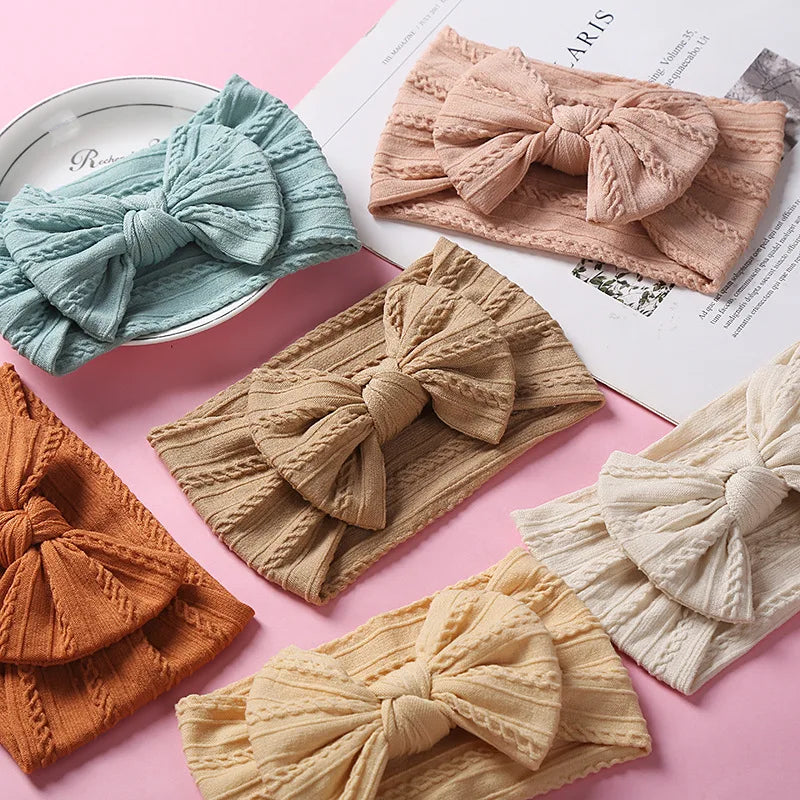 Newborn Bow Headband Set — Trio