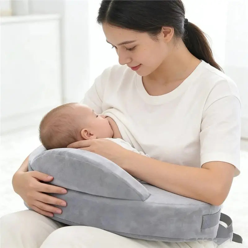 Cradle Memory Foam Nursing Pillow — Ergonomic with Washable Cover