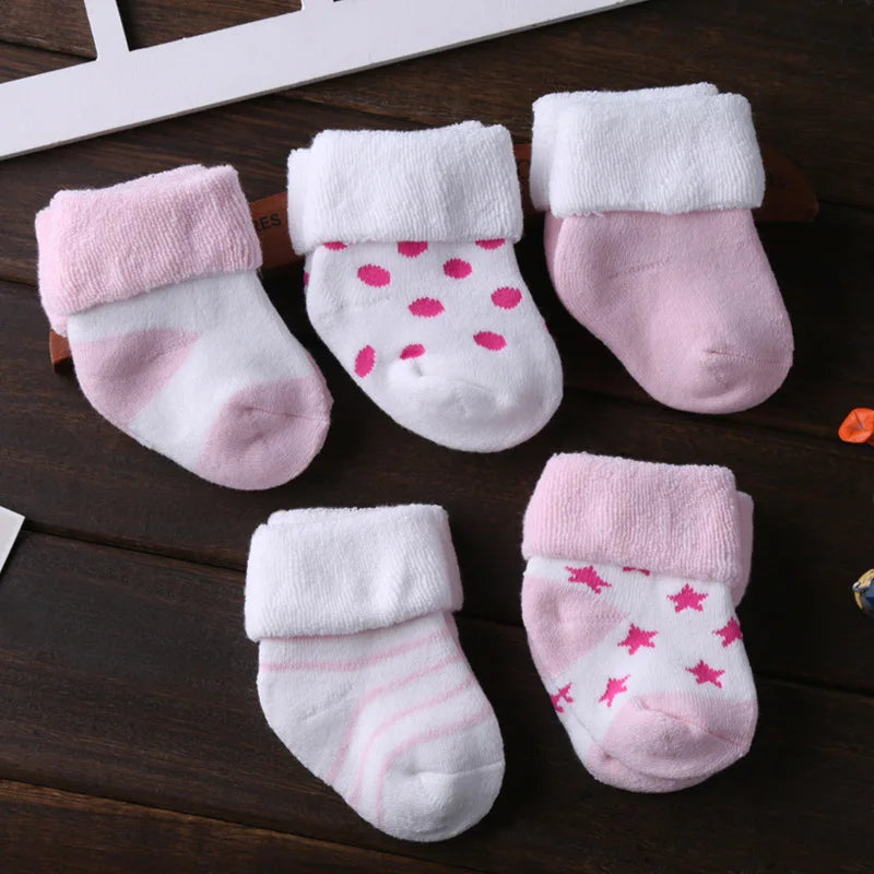 First Steps Non-Slip Sock-Shoes — Set of 5