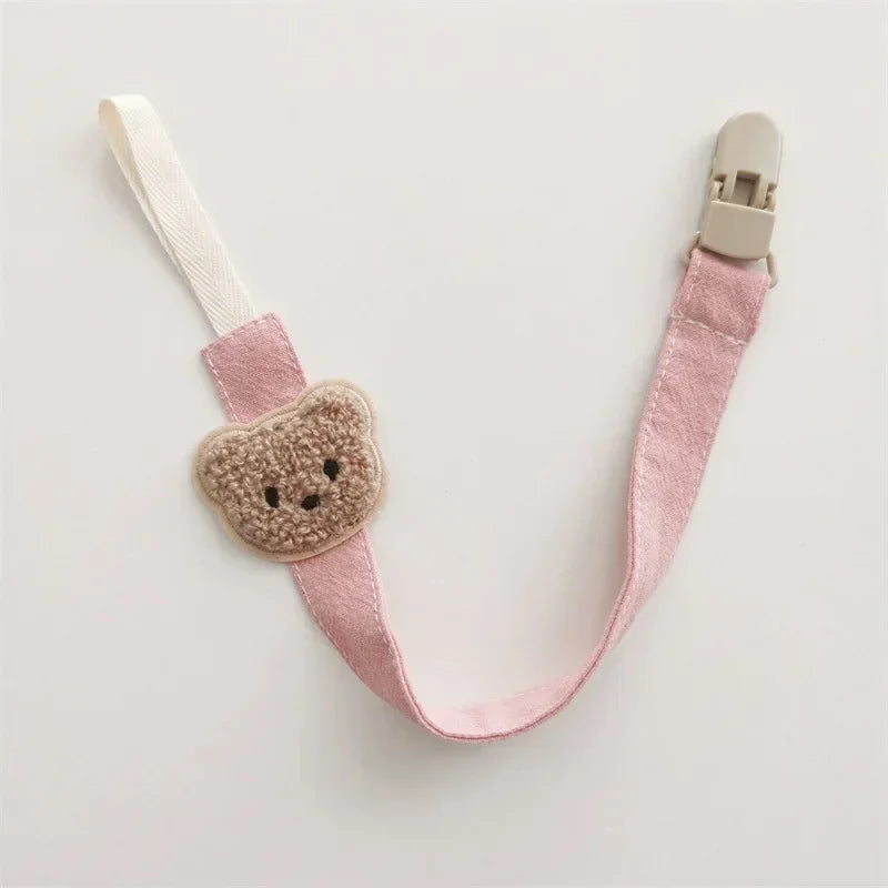 Hush Pacifier Clip — Cotton & Wood Soother Holder