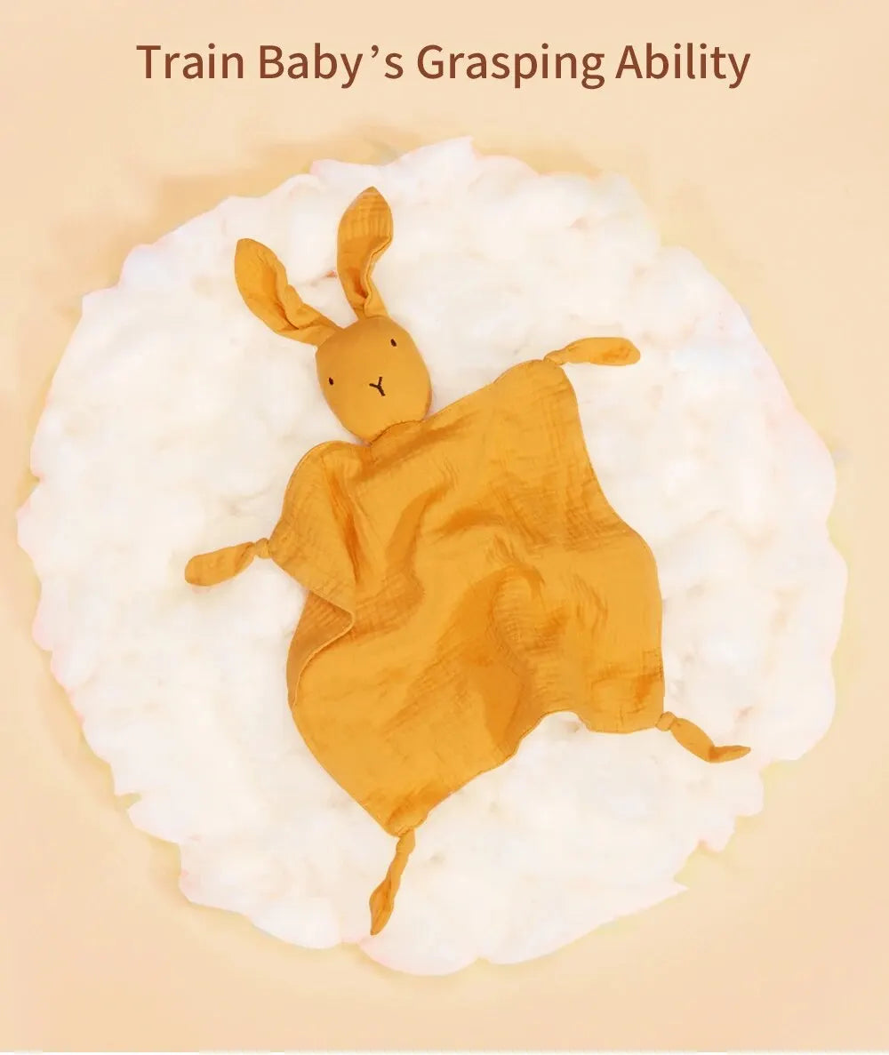 Lullaby Muslin Lovey — Bear & Bunny Comfort Companion