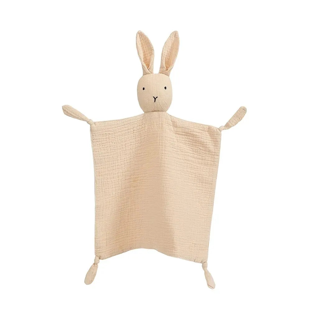 Lullaby Muslin Lovey — Bear & Bunny Comfort Companion