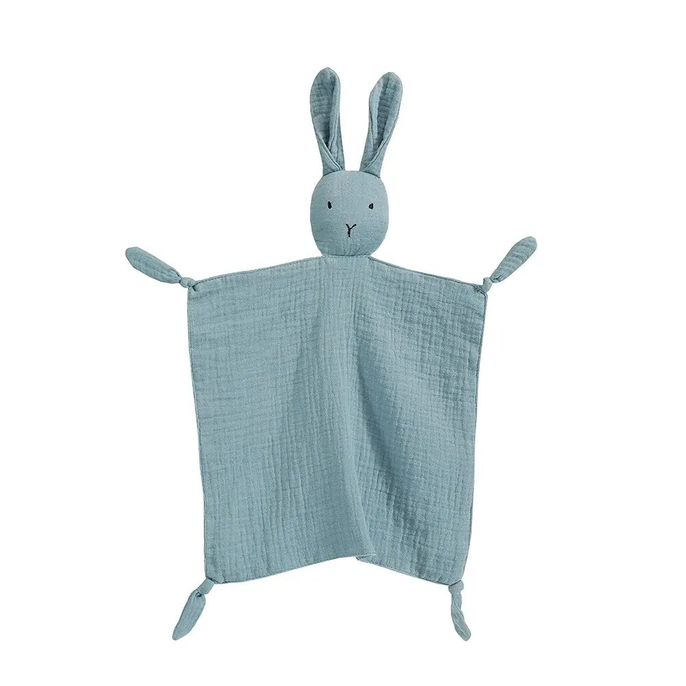 Lullaby Muslin Lovey — Bear & Bunny Comfort Companion