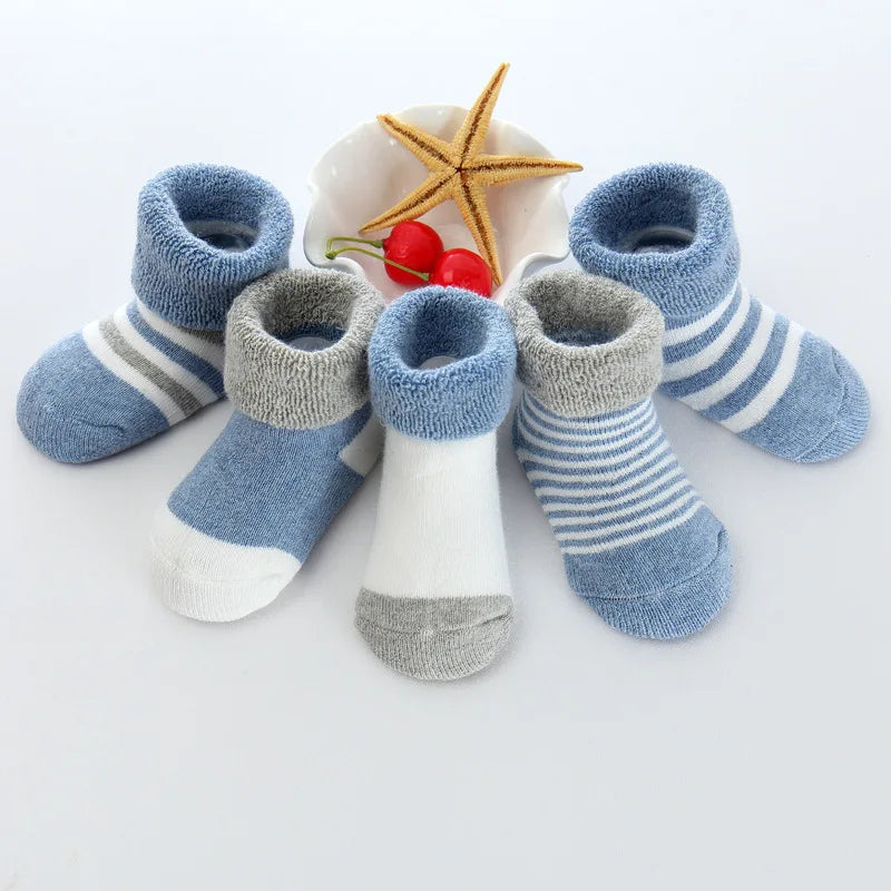 First Steps Non-Slip Sock-Shoes — Set of 5