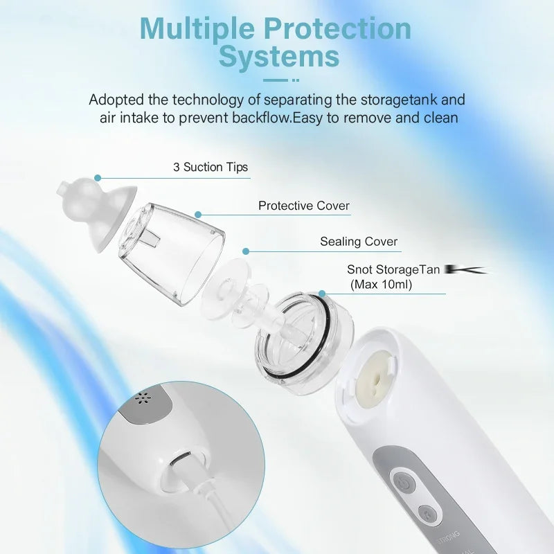 Whisper Nasal Aspirator — Electric with Soft Music