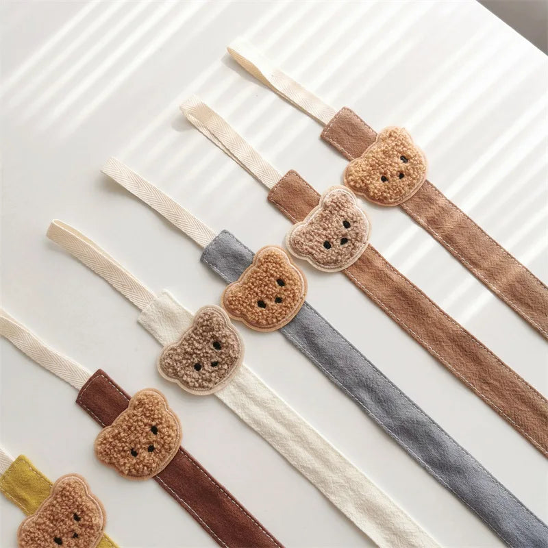 Hush Pacifier Clip — Cotton & Wood Soother Holder
