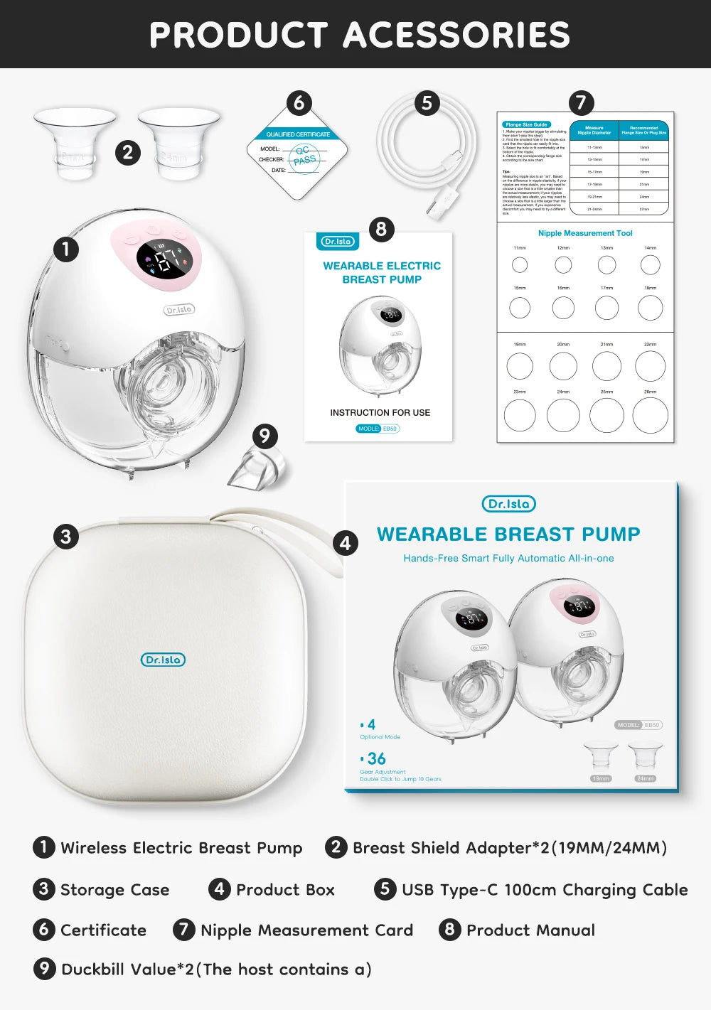 MAMIJOY Wearable Breast Pump — Hands-Free Electric