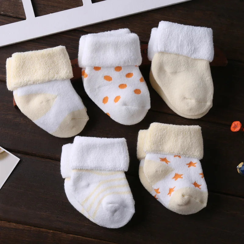 First Steps Non-Slip Sock-Shoes — Set of 5