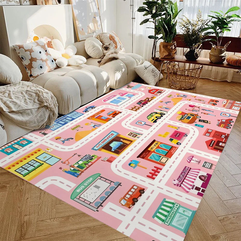 Little City Play Rug — Adventure Road