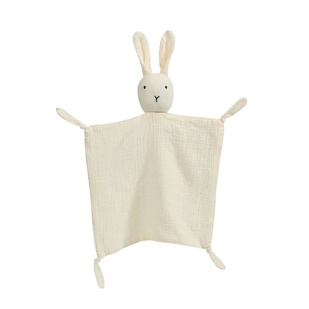 Lullaby Muslin Lovey — Bear & Bunny Comfort Companion