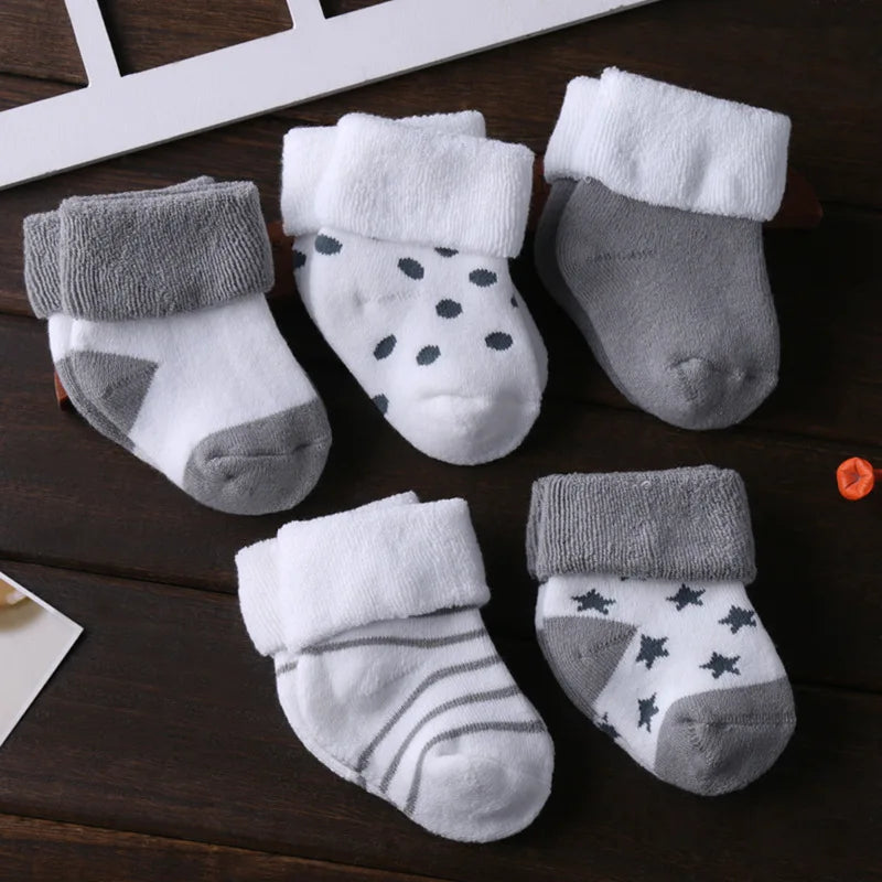 First Steps Non-Slip Sock-Shoes — Set of 5