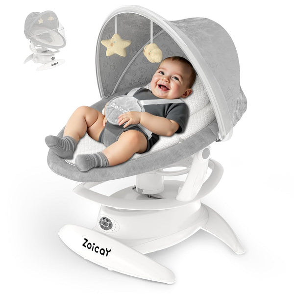Hush Smart Baby Swing — Motion-Detect Auto-Soothe