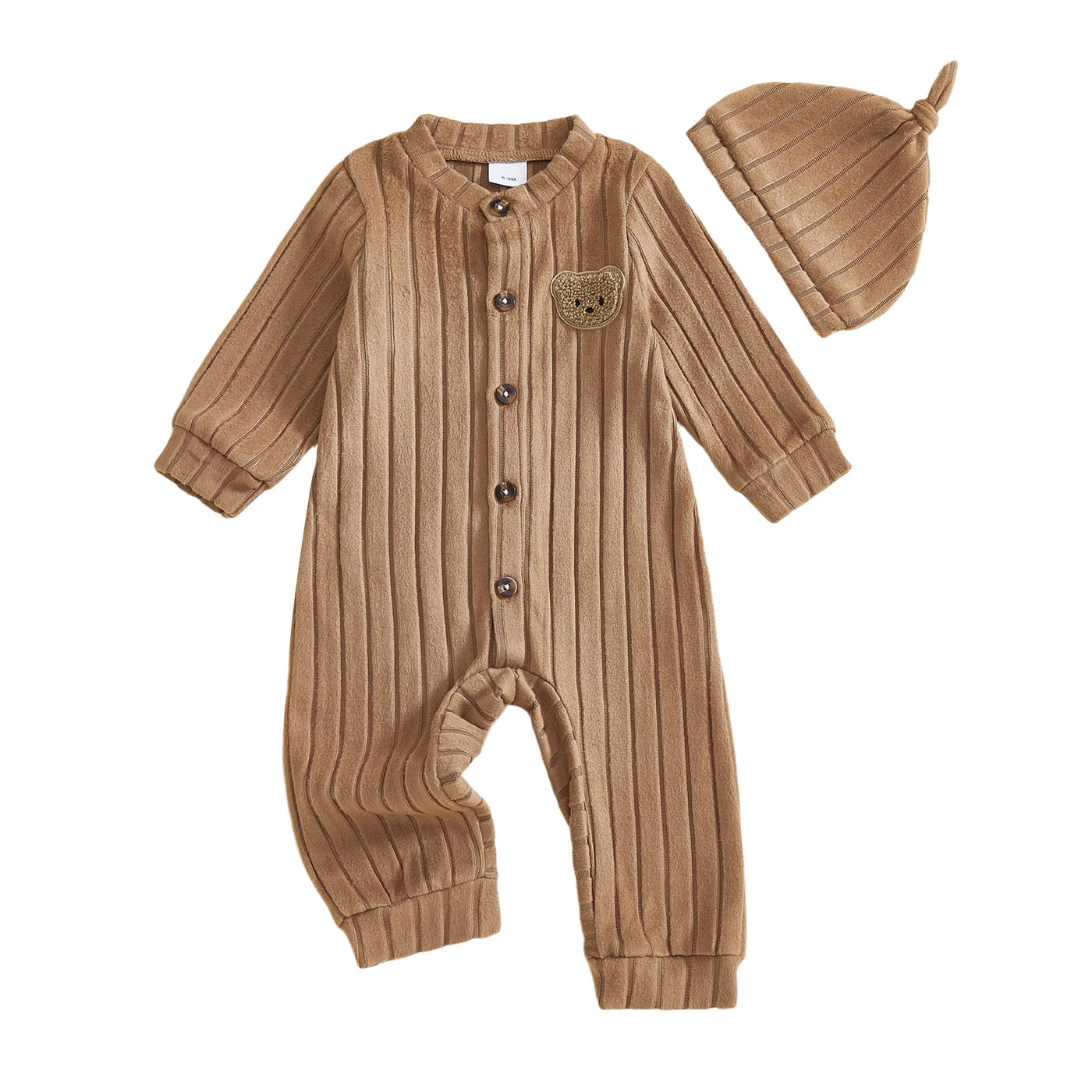 Little Bear Romper + Beanie Set