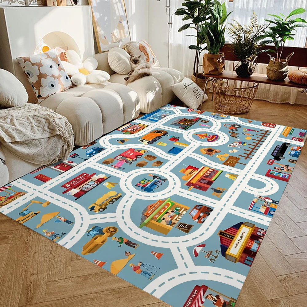 Little City Play Rug — Adventure Road