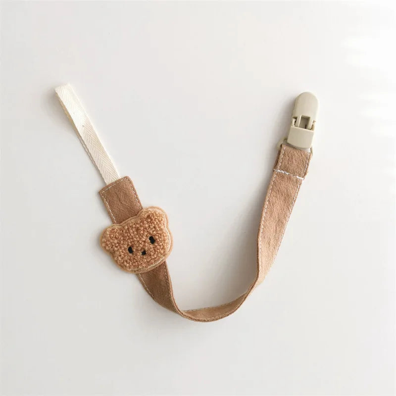 Hush Pacifier Clip — Cotton & Wood Soother Holder