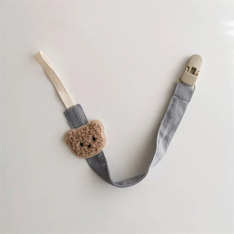 Hush Pacifier Clip — Cotton & Wood Soother Holder
