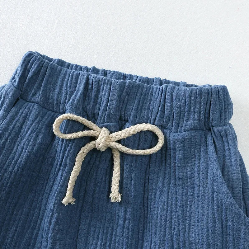 Little Linen Outfit — 2-Piece Boho Set