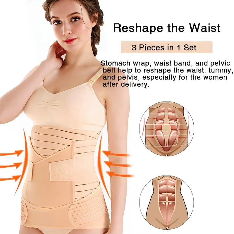 Restore 3-in-1 Postpartum Belly Wrap — Recovery Support