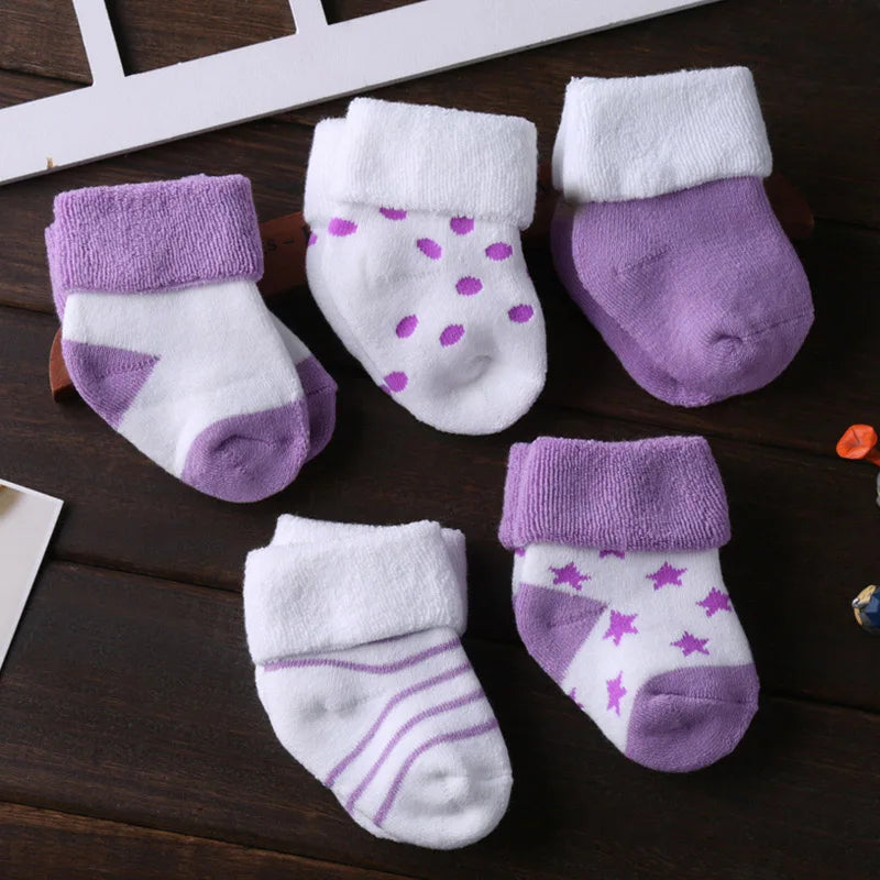 First Steps Non-Slip Sock-Shoes — Set of 5