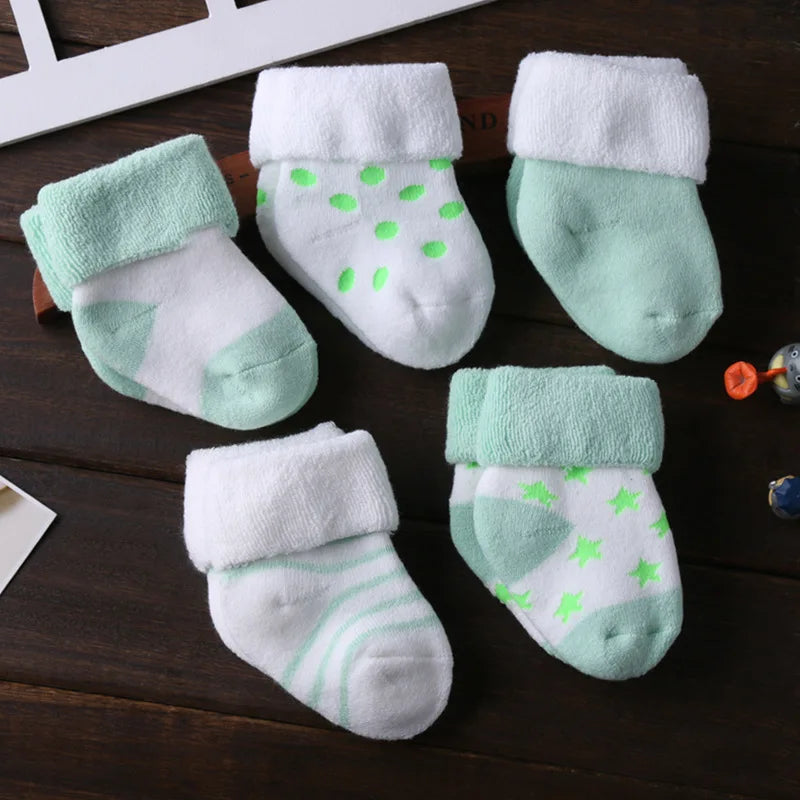 First Steps Non-Slip Sock-Shoes — Set of 5