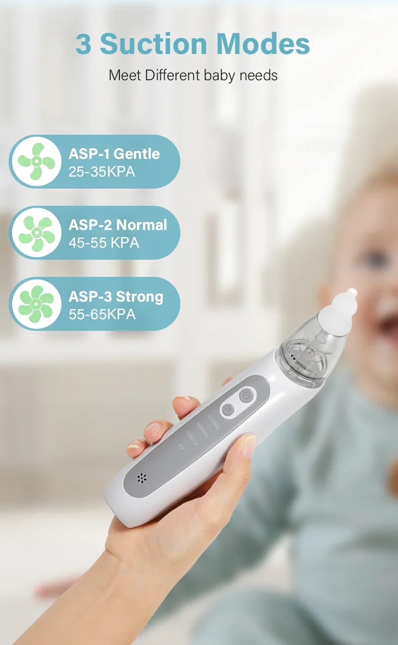 Whisper Nasal Aspirator — Electric with Soft Music