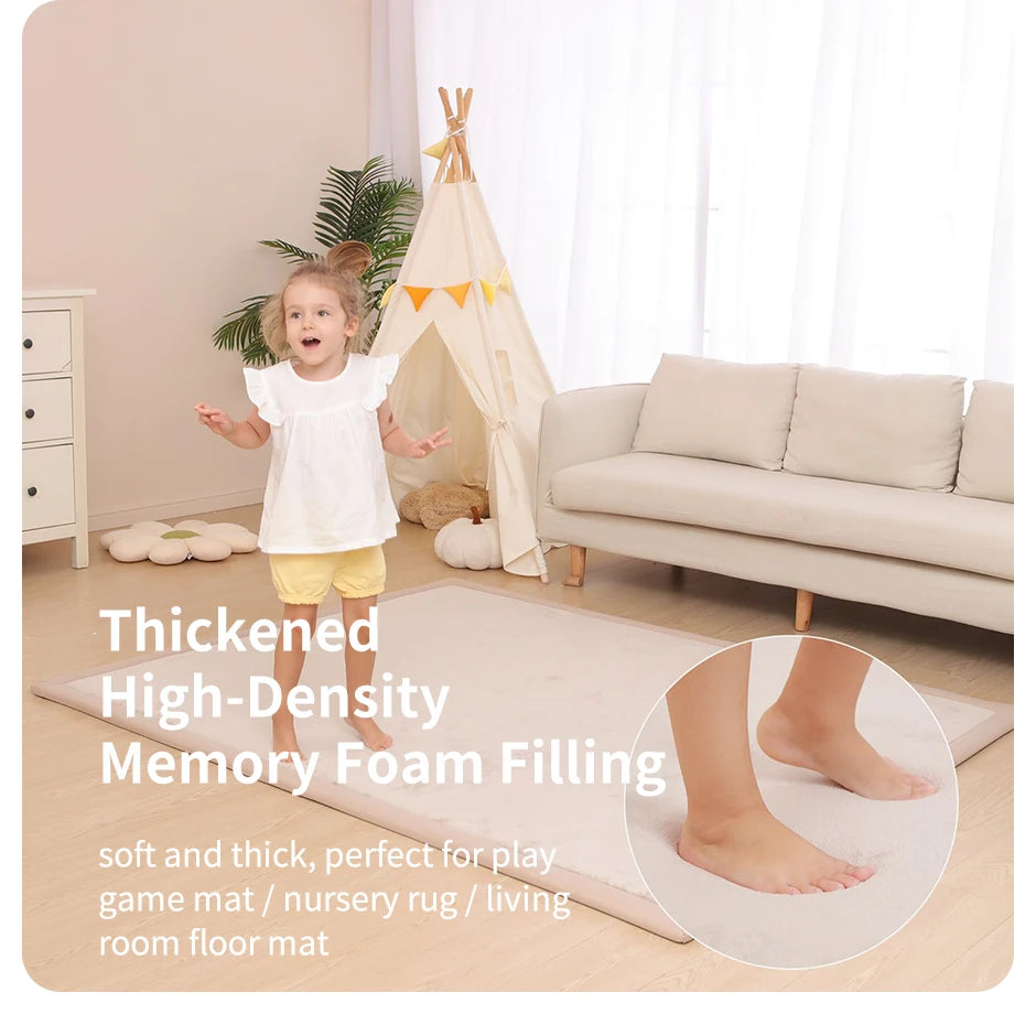 Soft Foam Play Mat — Coral Velvet