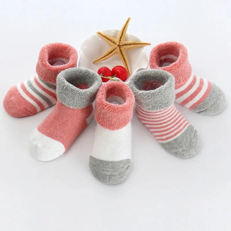 First Steps Non-Slip Sock-Shoes — Set of 5