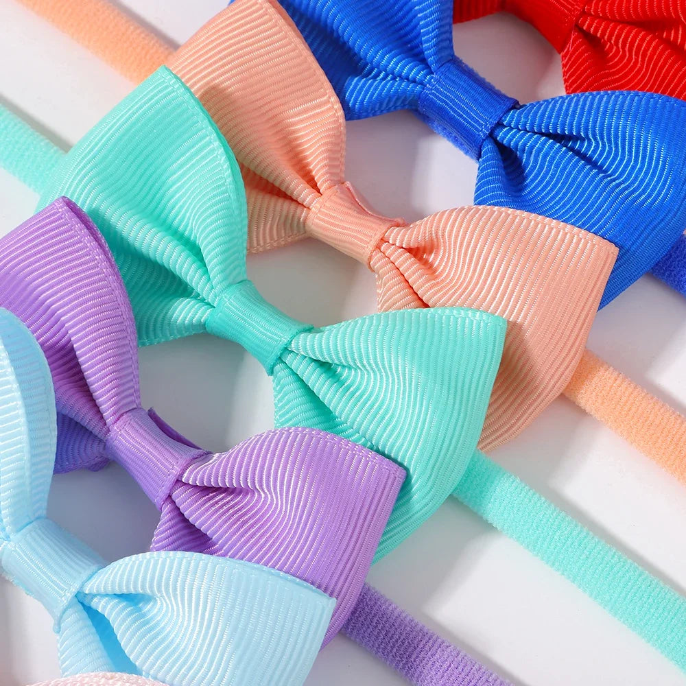 Tiny Bow Headband Set — 15 Pieces