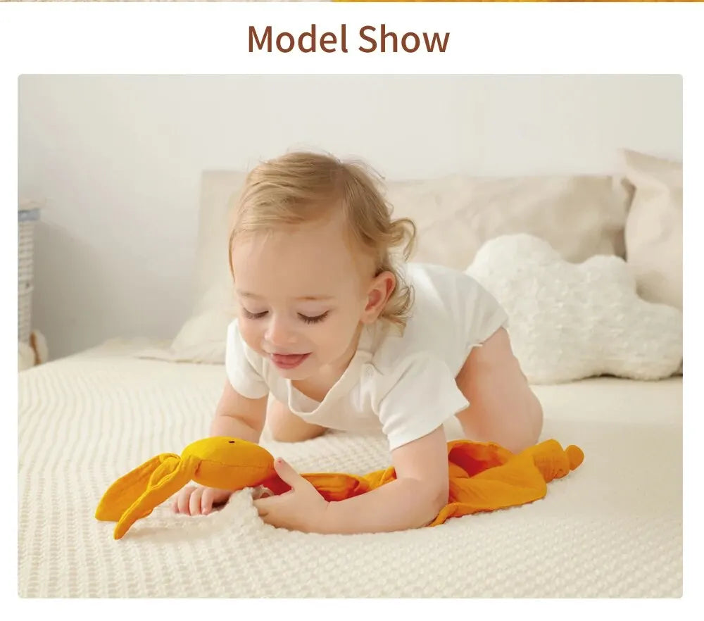 Lullaby Muslin Lovey — Bear & Bunny Comfort Companion