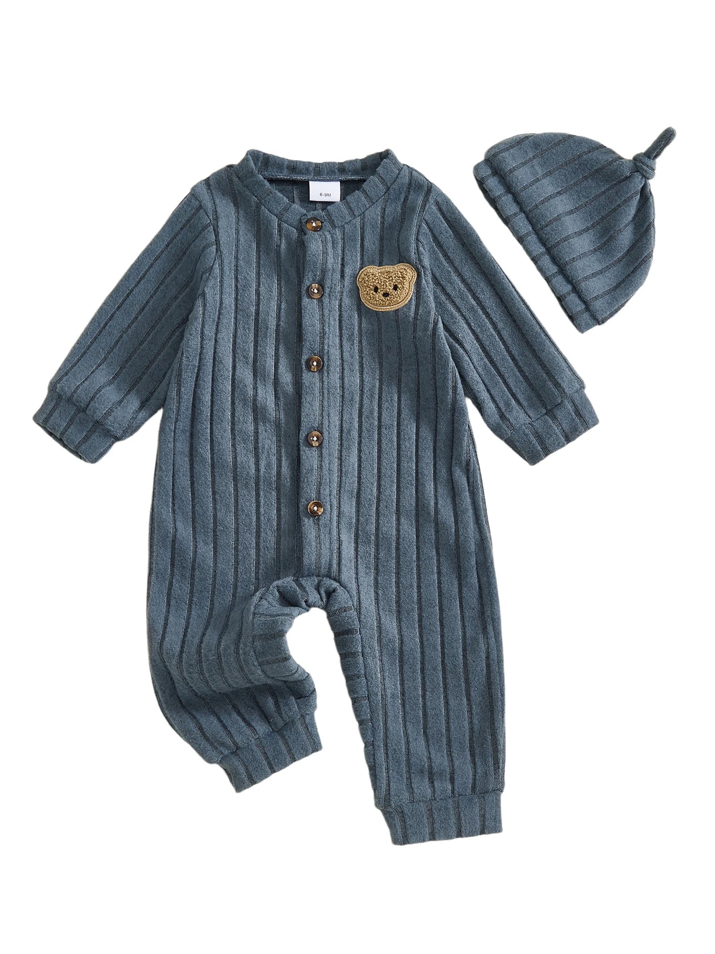 Little Bear Romper + Beanie Set