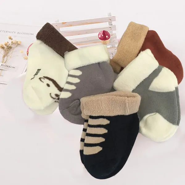 First Steps Non-Slip Sock-Shoes — Set of 5