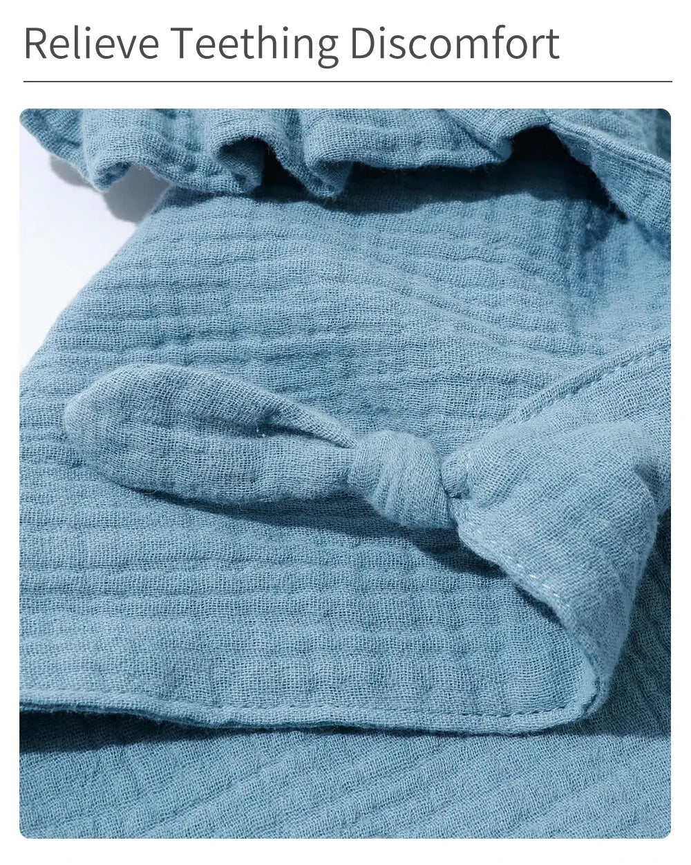 Lullaby Muslin Lovey — Bear & Bunny Comfort Companion