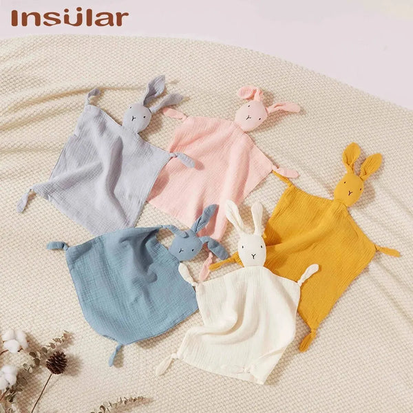 Lullaby Muslin Lovey — Bear & Bunny Comfort Companion