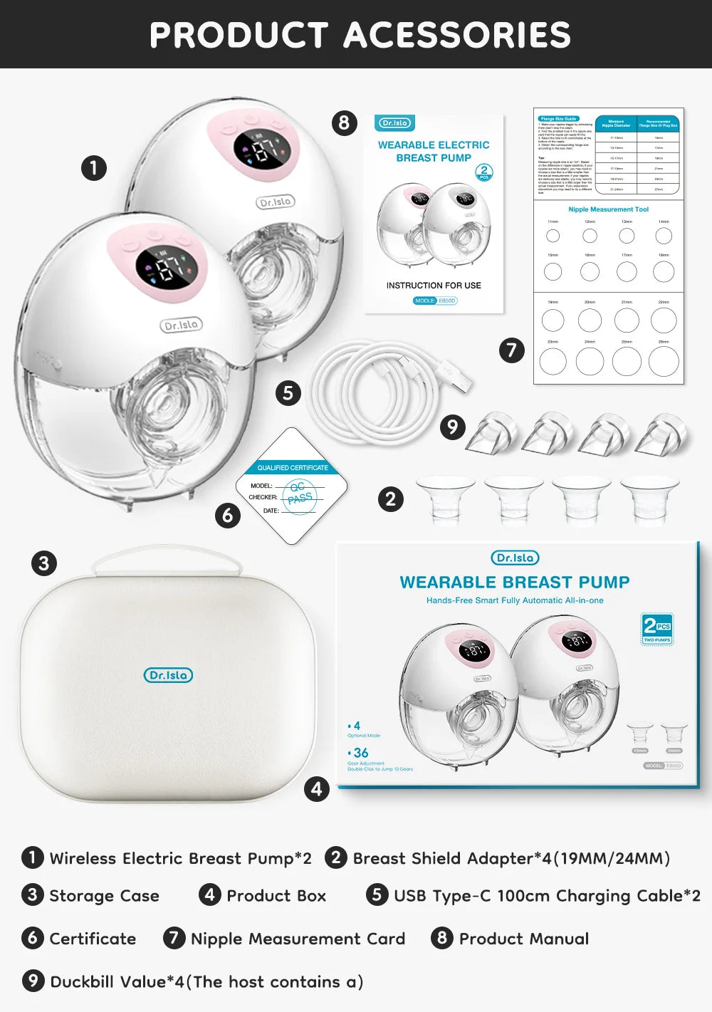 MAMIJOY Wearable Breast Pump — Hands-Free Electric