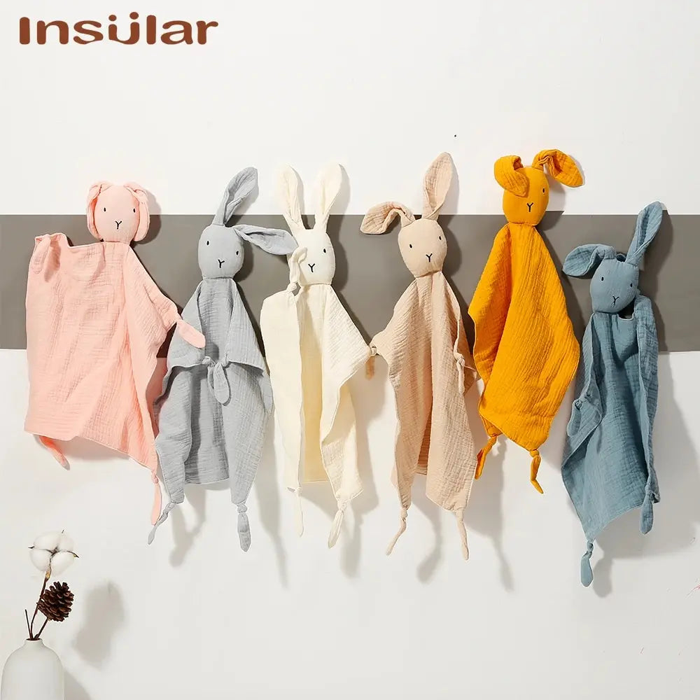 Lullaby Muslin Lovey — Bear & Bunny Comfort Companion