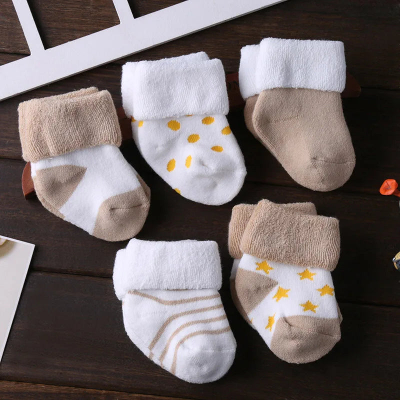 First Steps Non-Slip Sock-Shoes — Set of 5