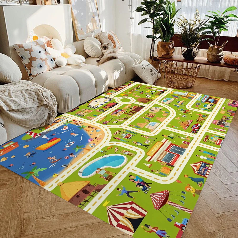 Little City Play Rug — Adventure Road