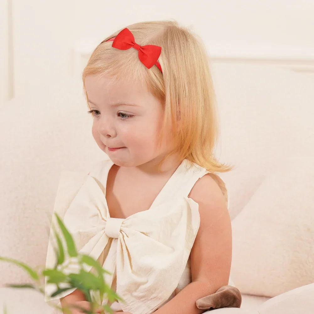 Tiny Bow Headband Set — 15 Pieces